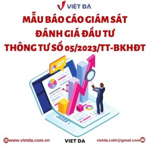 Mẫu báo cáo giám sát, đánh giá đầu tư thông tư số 05/2023/TT-BKHĐT