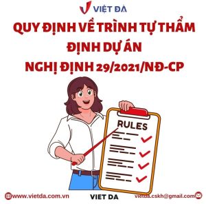 Quy định về trình tự thẩm định dự án Nghị định 29/2021/NĐ-CP